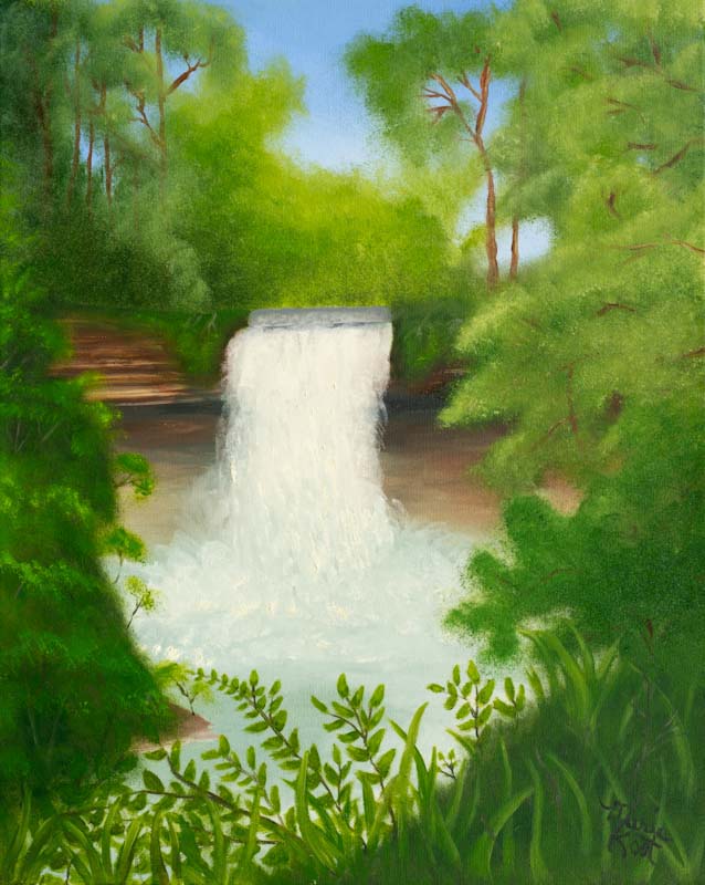 Minnehaha Falls Digital Print 