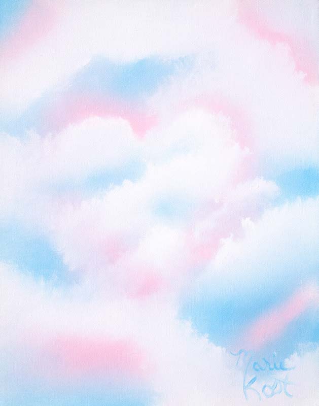 "Love is in the Air"- Oil on canvas digital print 11”x 14”