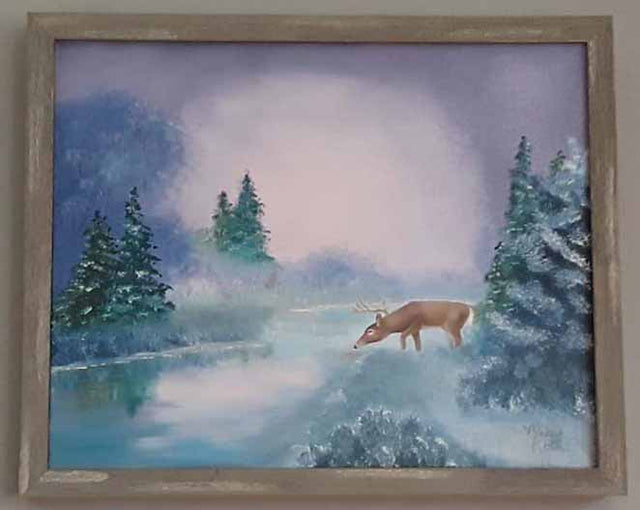 “Winter Wonderland” - Oil on canvas 20”x 16”